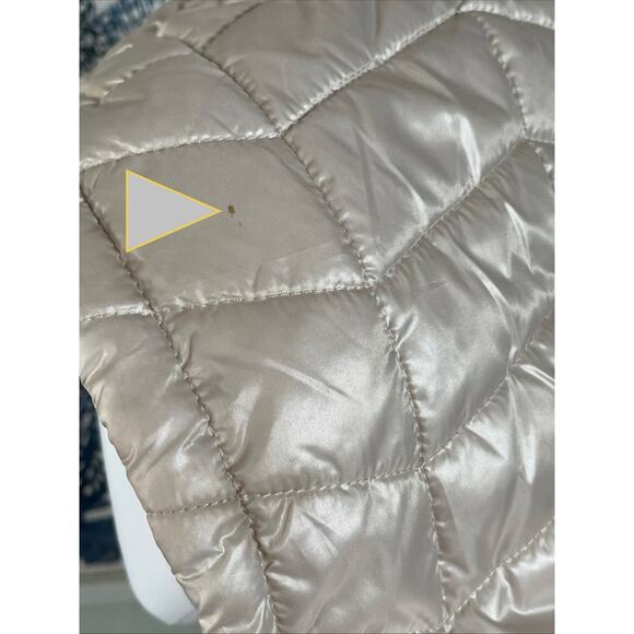 Kenneth Cole Hooded Puffer Coat Golden Size Large Winter Jacket/ Coat - Picture 9 of 9